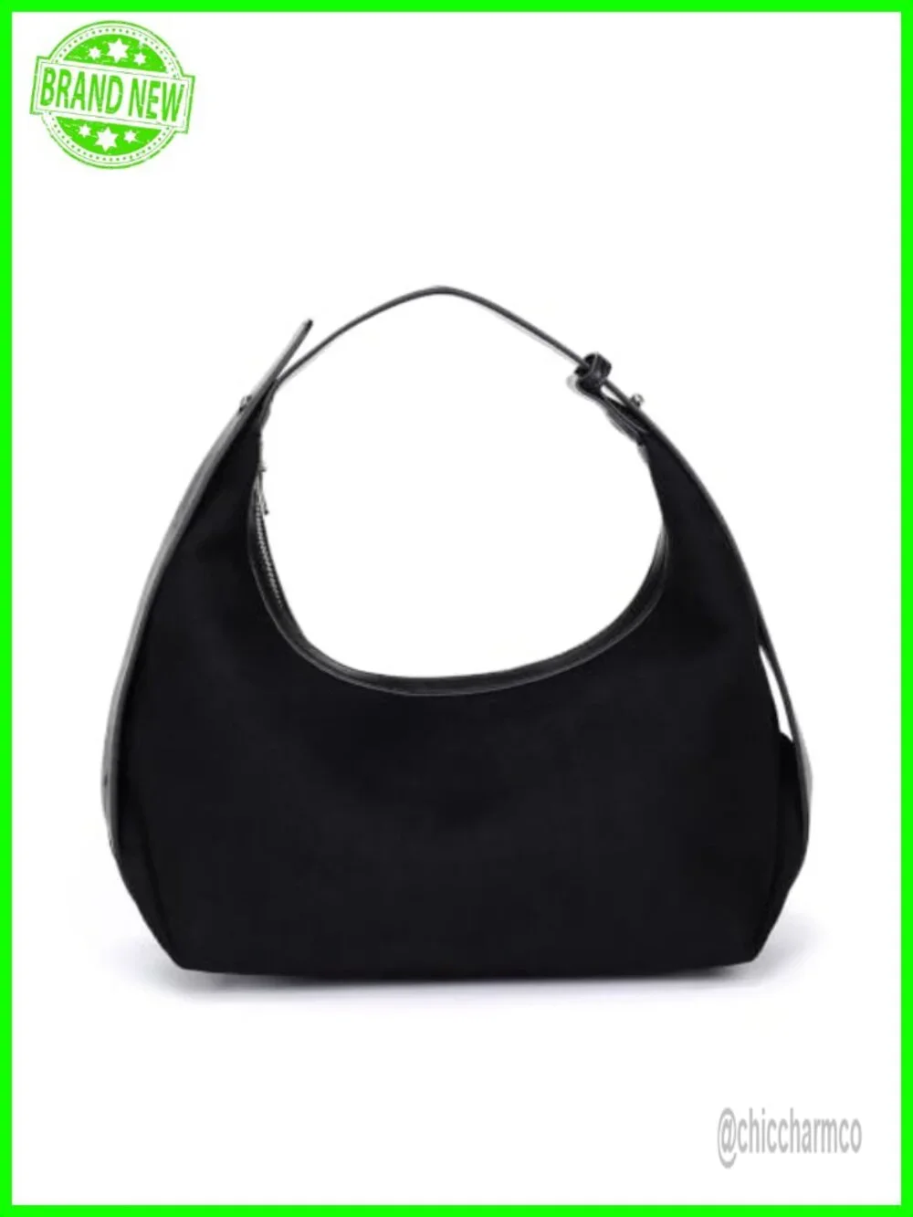 Faux Suede Hobo Bag with Adjustable Strap, 3-Way Carry, Medium